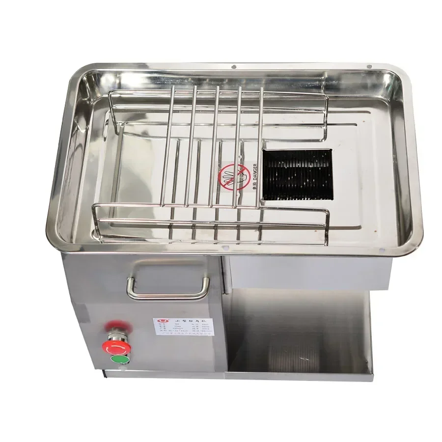 110V/220V Desktop Meat Slicer Stainless Steel Meat Grinder Food Processor Meat Cutting Machine QX 110V/220V 2