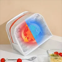 Cartoon Insulated Lunch Box Bag Handheld Bento Bag 3D Lunch Insulation Bag Aluminum Foil Thick Lunch Box Bag Cute Bunny for Girl 6