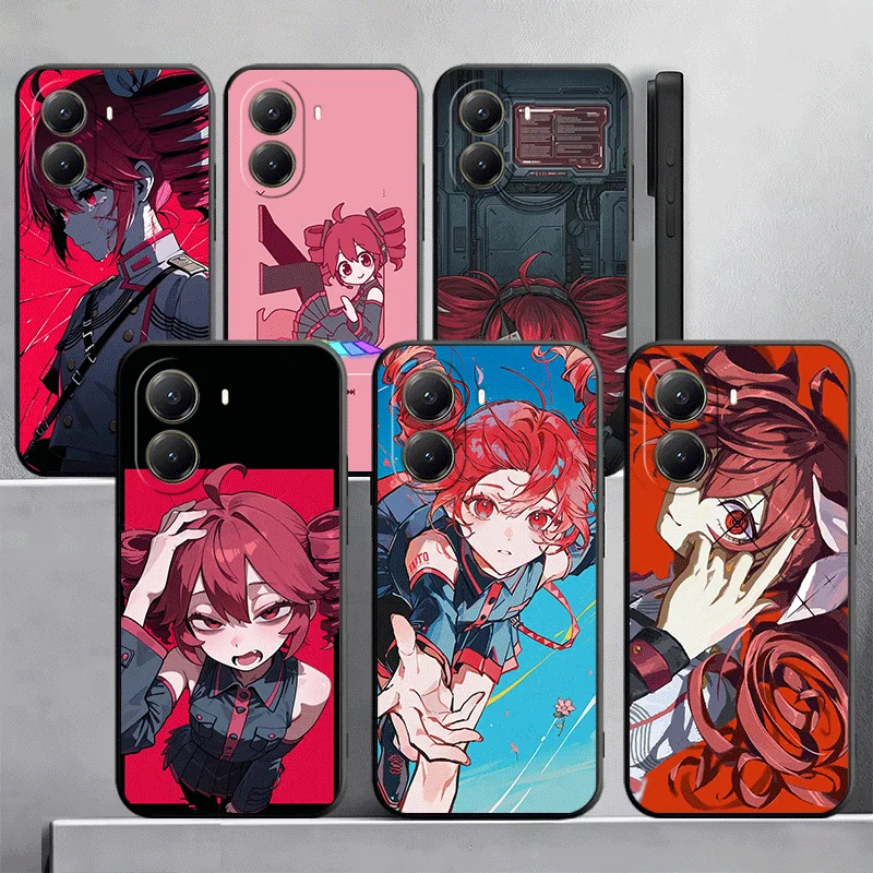 Stylish K-Kasane T-Teto Themed Pattern Phone Case Cover