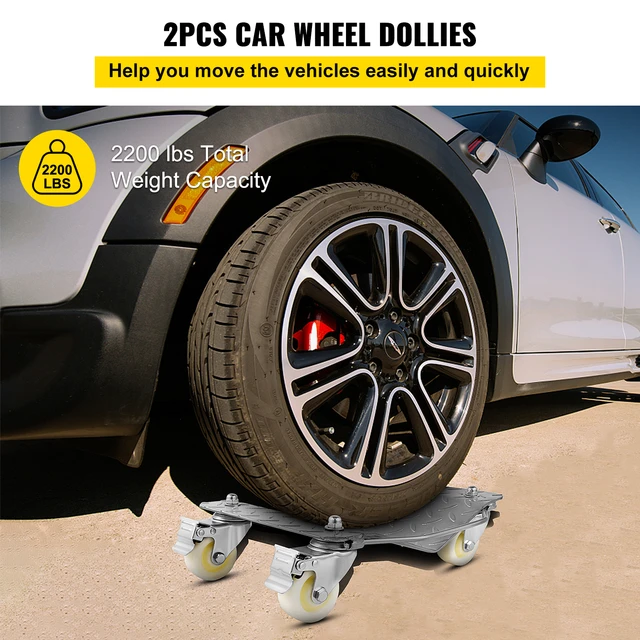 SucceBuy Chariot de Manutention Voiture 2Pcs, Chariot de Deplacement  Voiture x 2, 500kg/Pc - AliExpress