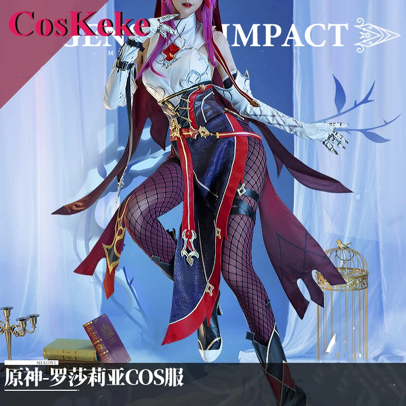 

CosKeKe Rosaria Cosplay Costume Game Genshin Impact Gorgeous Mondstadt Nun Uniform Women Halloween Party Role Play Clothing S-XL