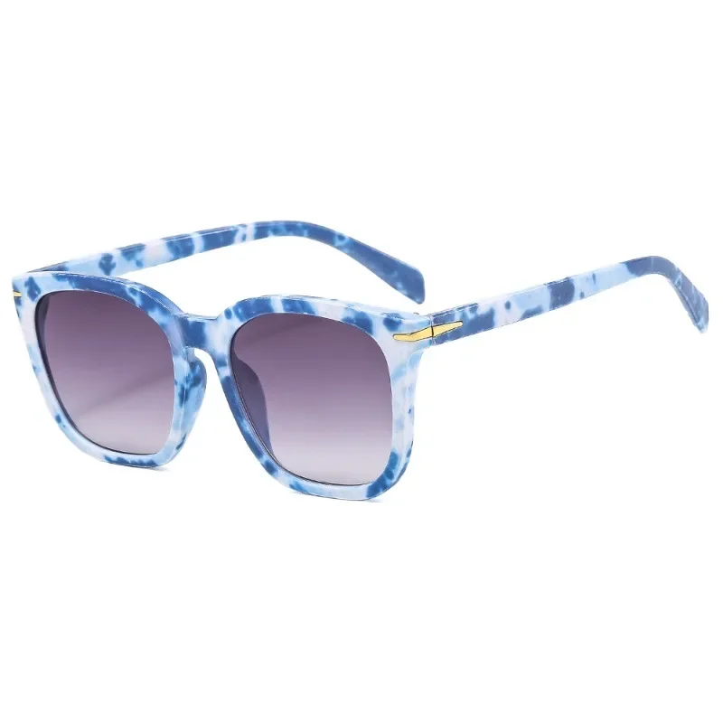 

New European and American Style Sunglasses Square PC Full Frame Display Face Small Sun Protection UV Sunglasses