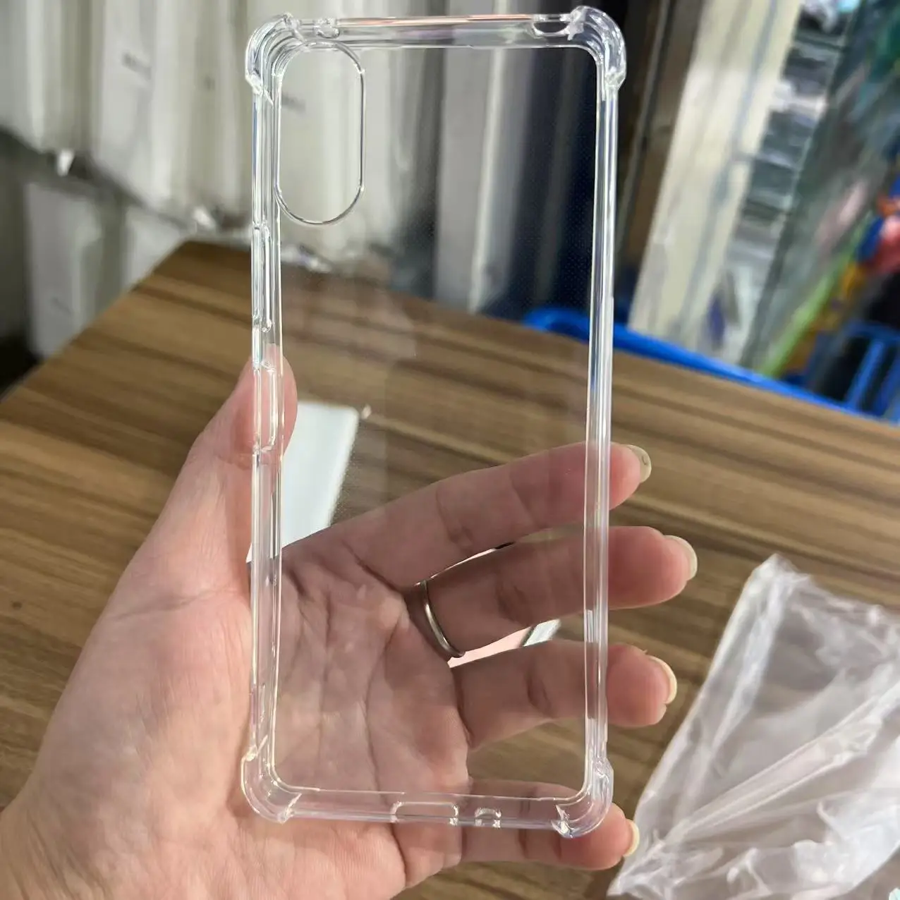 Shockproof Clear Phone Case - Air-Bag Enhanced Transparent Cover