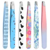 Colorful Eyebrow Tweezers Professional Stainless Steel Tweezers For Men and Women Beauty Clips Facial Hair Removal Makeup Tools