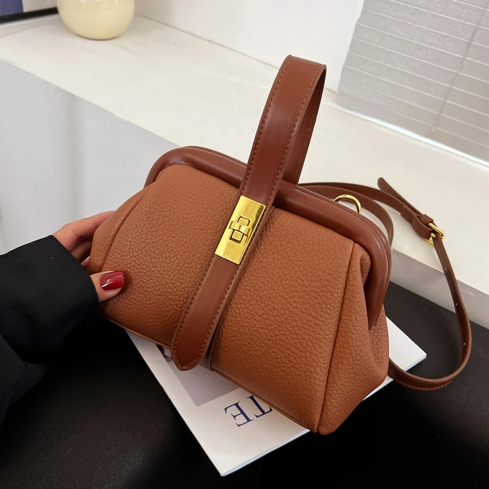 

Hifashion, маленькие сумки через плечо с застежкой и короткой ручкой для женщин, 2023, трендовые дизайнерские дамские сумочки из искусственной кожи для врачей