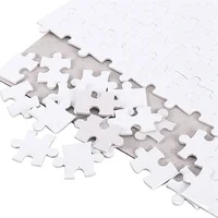 20 Sets Blank Sublimation A4 Jigsaw Puzzle with 120 Pcs DIY Heat Press Transfer Puzzle Pearl Puzzle Blank Puzzle 2