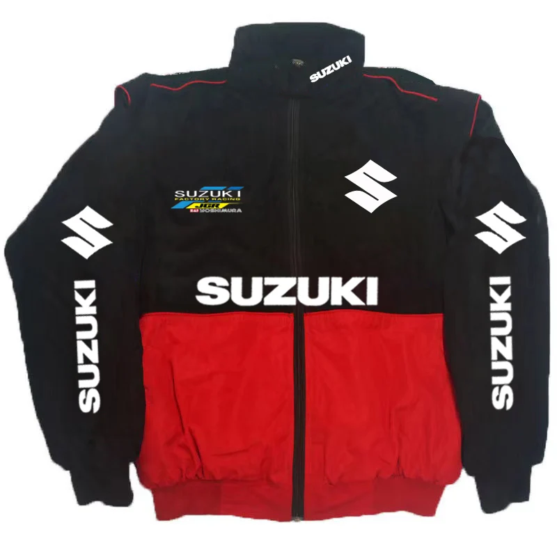 Suzuki Racing Jacket - A fashionable motorcycle riding jacket for