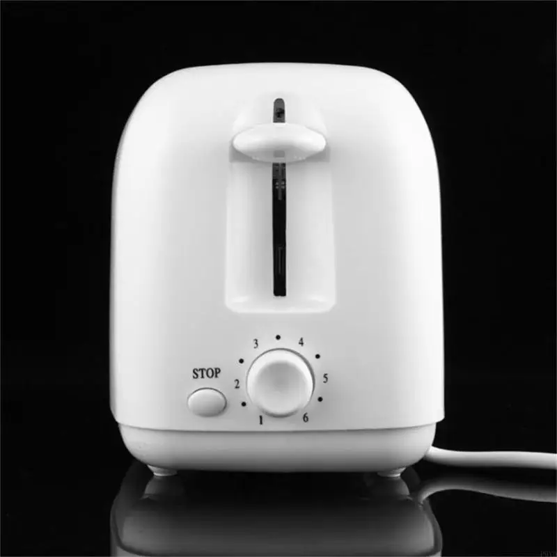Multifunctional Breakfast Appliance Electric Toaster With Removable Crumb Tray 2 Slices Home Bread Toaster Kitchen Tool