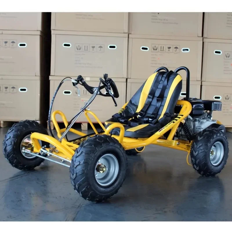 Safety Speed Buggy for Aged 105CC Heavy Duty Gasoline Karting with 4 Wheel 25KM/H