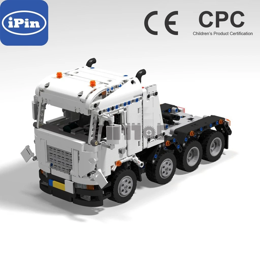 

Moc-17197 8x4 Heavy Duty Truck Boy Gift Puzzle Technology Assembly Remote Control Toys Birthday Present
