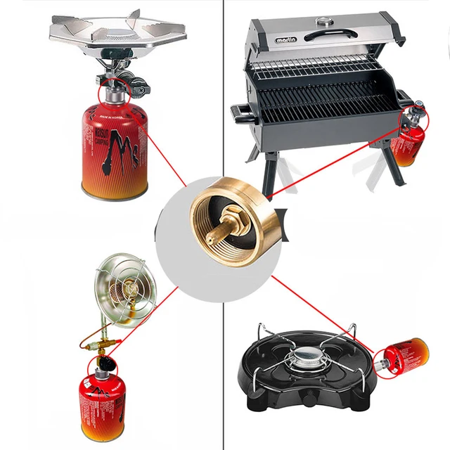 Stove Oven Convert Natural Gas To Propane Stove Camping Propane Stove EPI  Adapter Outdoor Aluminum Alloy Gas Tank