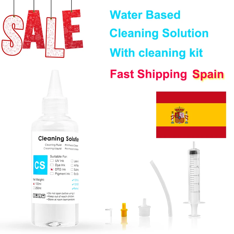 100mlUniversalCleaningLiquidforSublimationPigmentDyeArtpaper