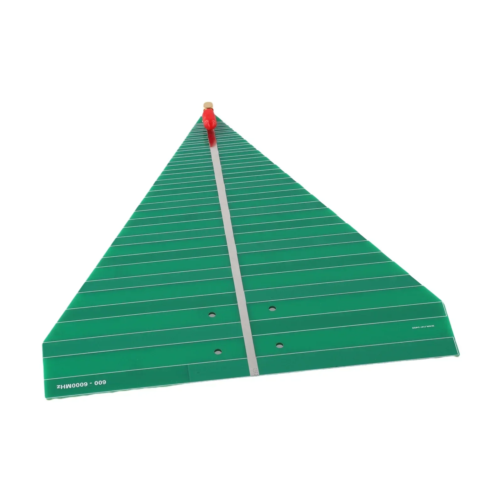 Log Periodic PCB Antenna designed for Ultra Wideband Frequency Range of 600 to 6000 MHz in Wireless Applications