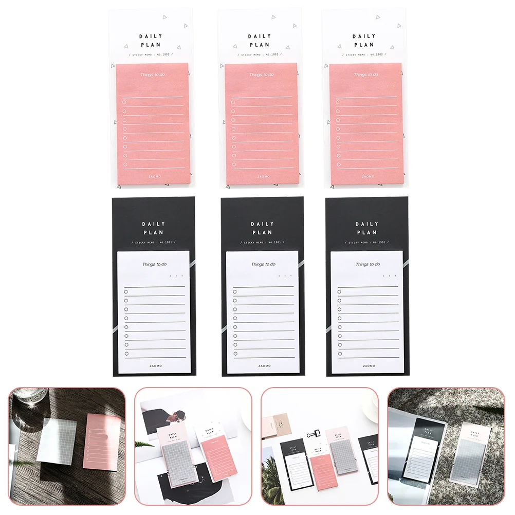

Sticky Notes Mini Schedule Book Paper Notepad Small Diary Time Management Memo