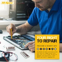 סט מברגים דיוק 127 חלקים Hi-Spec סט כלי עבודה לתיקון הבית סט כלי עבודה לברגים ביתיים סט כלי עבודה לברגים 4