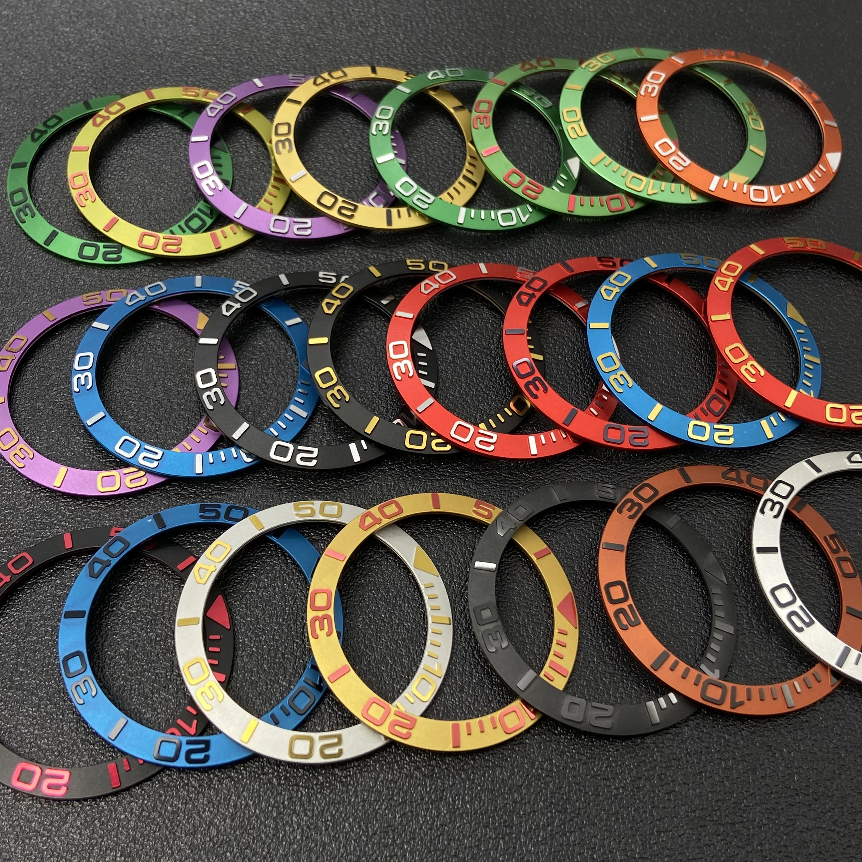 Aluminium Watch Bezel Insert - 38mm Diving Bezel Ring