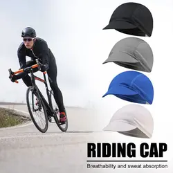 Quick Dry Cycling Hat Bicycle Cap Breathable Helmet Liner Mesh Fabric Riding Hat Outdoor Sports Accessories