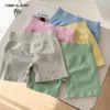 Women Fitness Sports Low Ribbed Band Workout Scrunch Butt Yoga Booty Running Short Pants Yoga 4.5 Gym Shorts Eamless Shorts