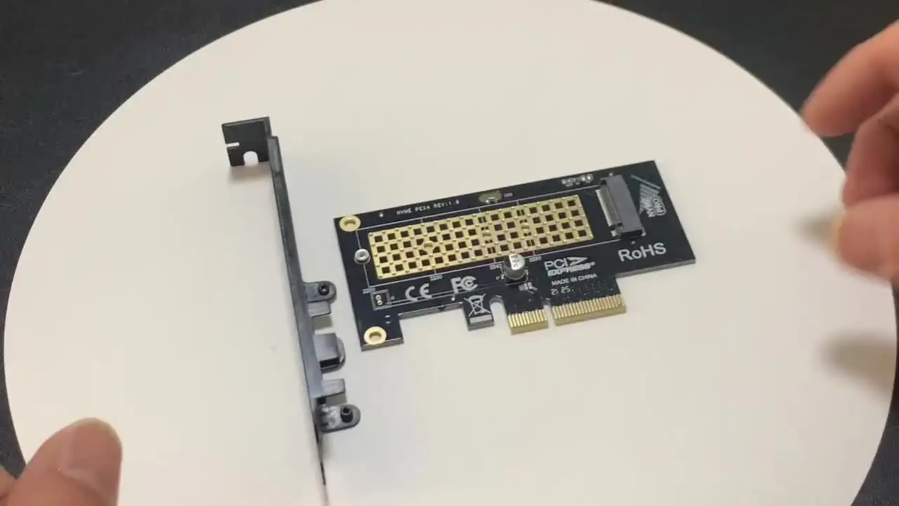 M.2 NVME SSD - PCIe 4.0 アダプタ カード 64Gbps M キー PCIe4.0 X1