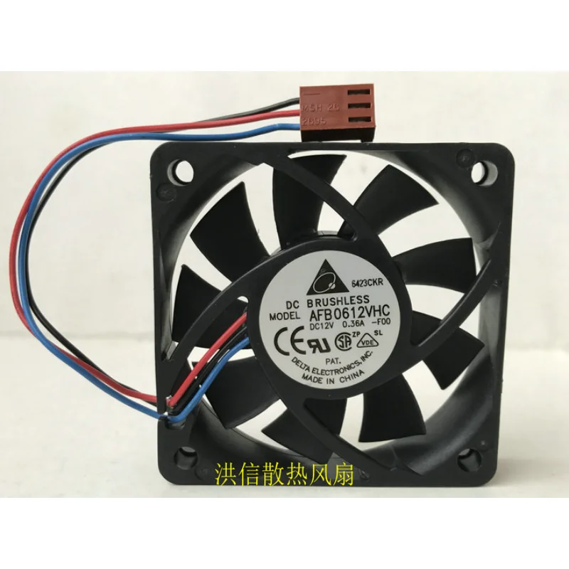 

New CPU Fan for DELTA AFB0612VHC - F00 DC12V 0.36A 3-wire Cooling Fan