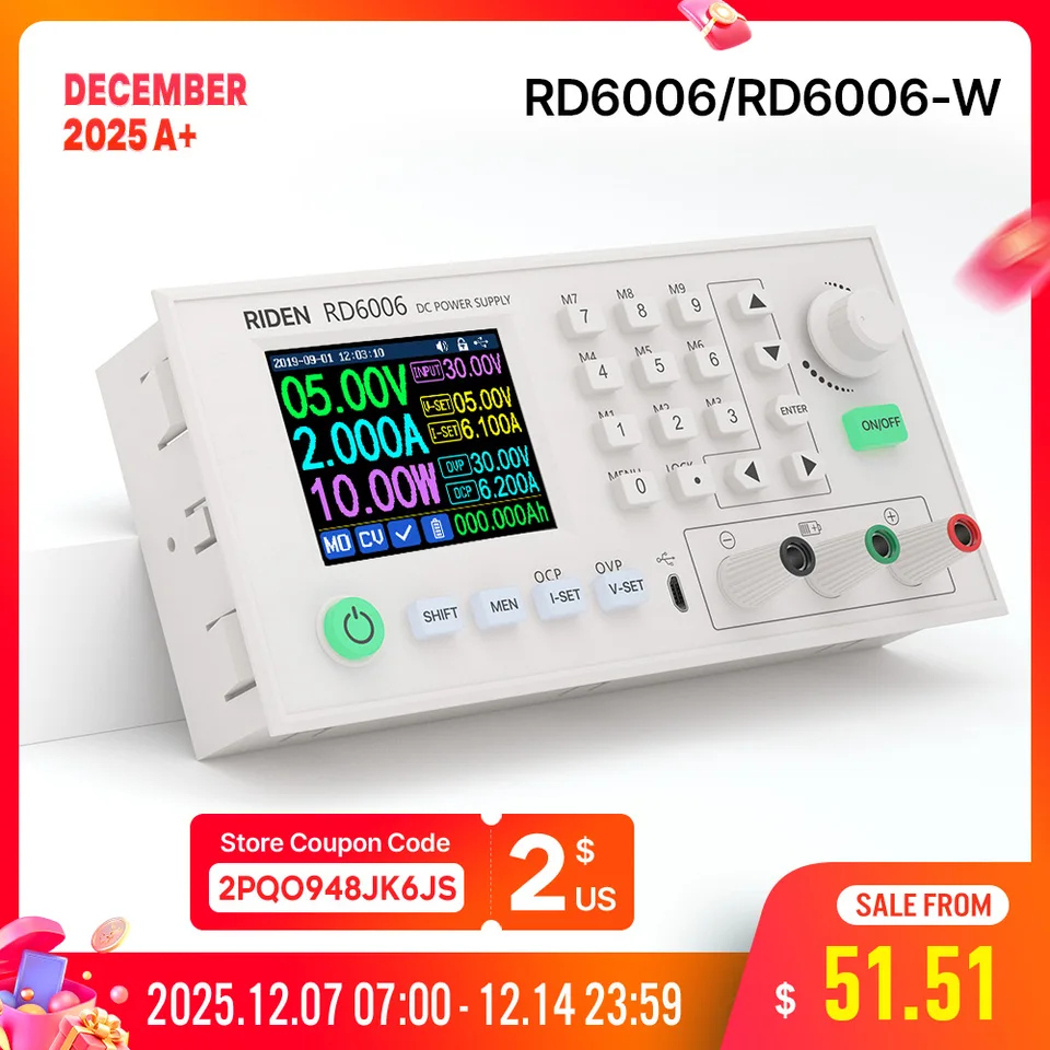 RD RD6006 RD6006W USB WiFi DC DC Voltage current Step-down Power