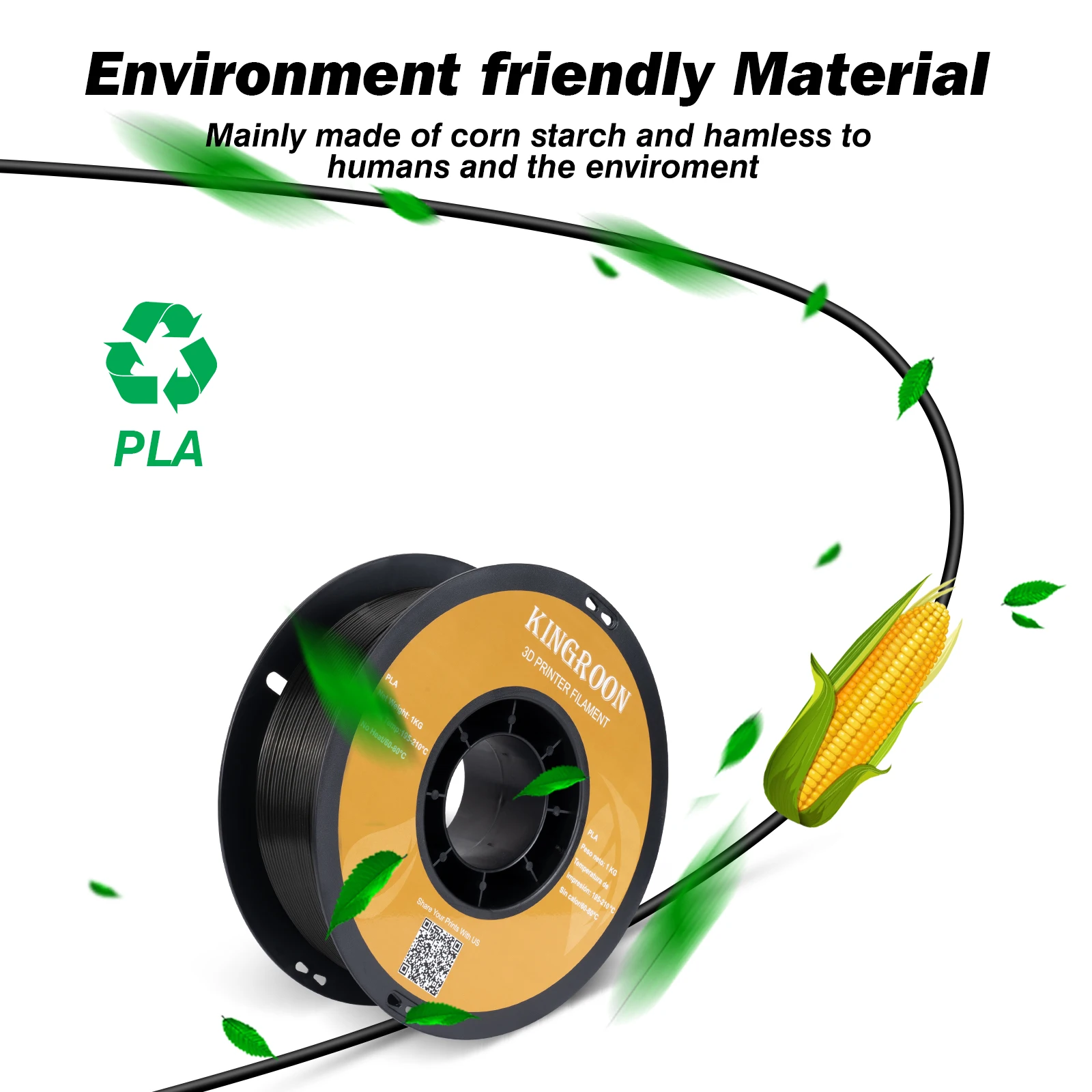 10kg Pla Wholesale 3D Filament 1.75MM 10 Rolls Limited Number Fast Shipping