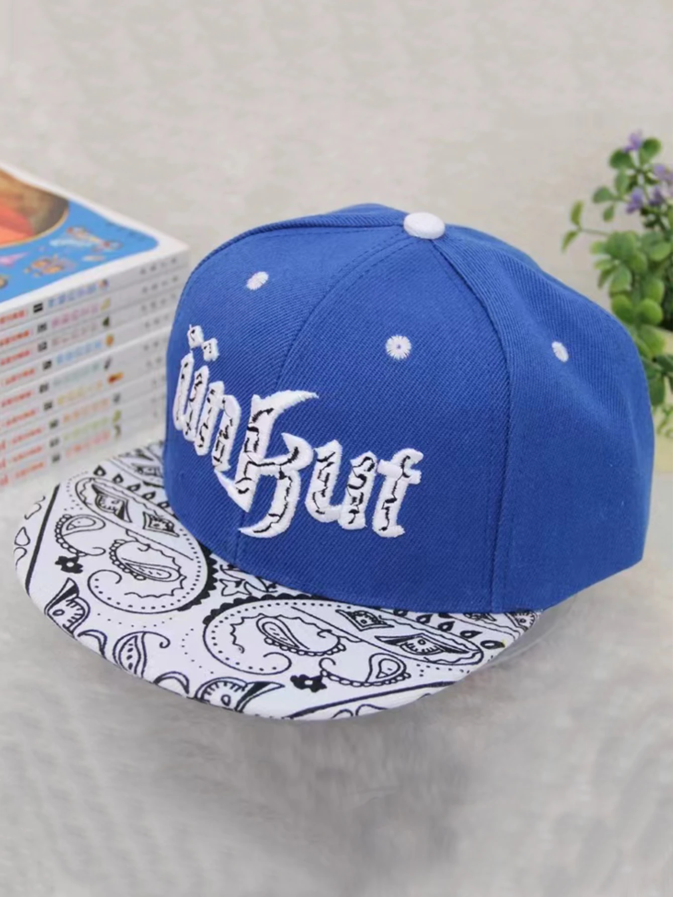 Men's Summer Wide-brimmed Hip-hop Baseball Cap Sun-shading Big Head Circumference Flat Cap baseball cap