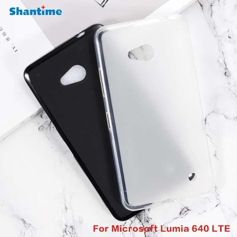 Per Microsoft Lumia 640 Lte Del Gel Pudding Silicone Del Telefono Di Protezione Posteriore Borsette Per Nokia Lumia 640 Caso Molle Di Tpu