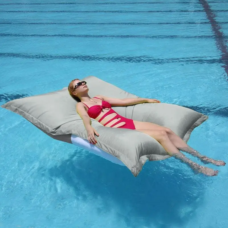 Rectangle floating bean bags Pool loungers cover only