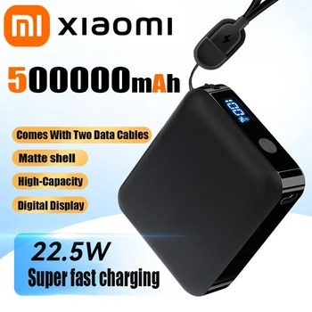 Xiaomi 50000mah Portable Power Bank HighCapacity Detachable USB to TYPE C Two-way Fast Charger Mini Powerbank for iPhone Samsung 1