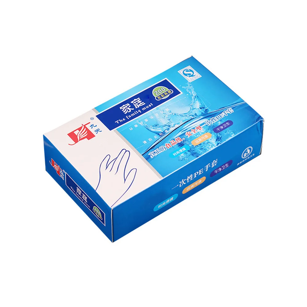 Disposable gloves Household cleaning and hygienic dishes eating crayfish film gloves barbecue Eating BBQ Kneading Noodles