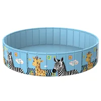 Grande piscine pour enfants, non gonflable, pliable, épaissie, pour la maison, l'extérieur, les jeux aquatiques en famille 1