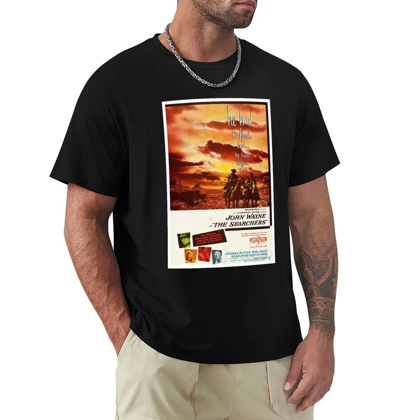 

The Searchers T-Shirt Short sleeve tee hippie clothes quick-drying designer t shirt men
