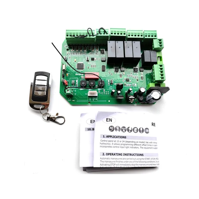 motherboard PCB motor controller circuit board card for swing gate opener motor 24VDC input power(KEYFOBS optional) 3