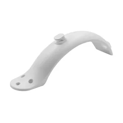 Skateboard Rear Mudguard - Electric Scooter Fender Bracket & Accessories (Available in Red, Black, White) (WHITE)