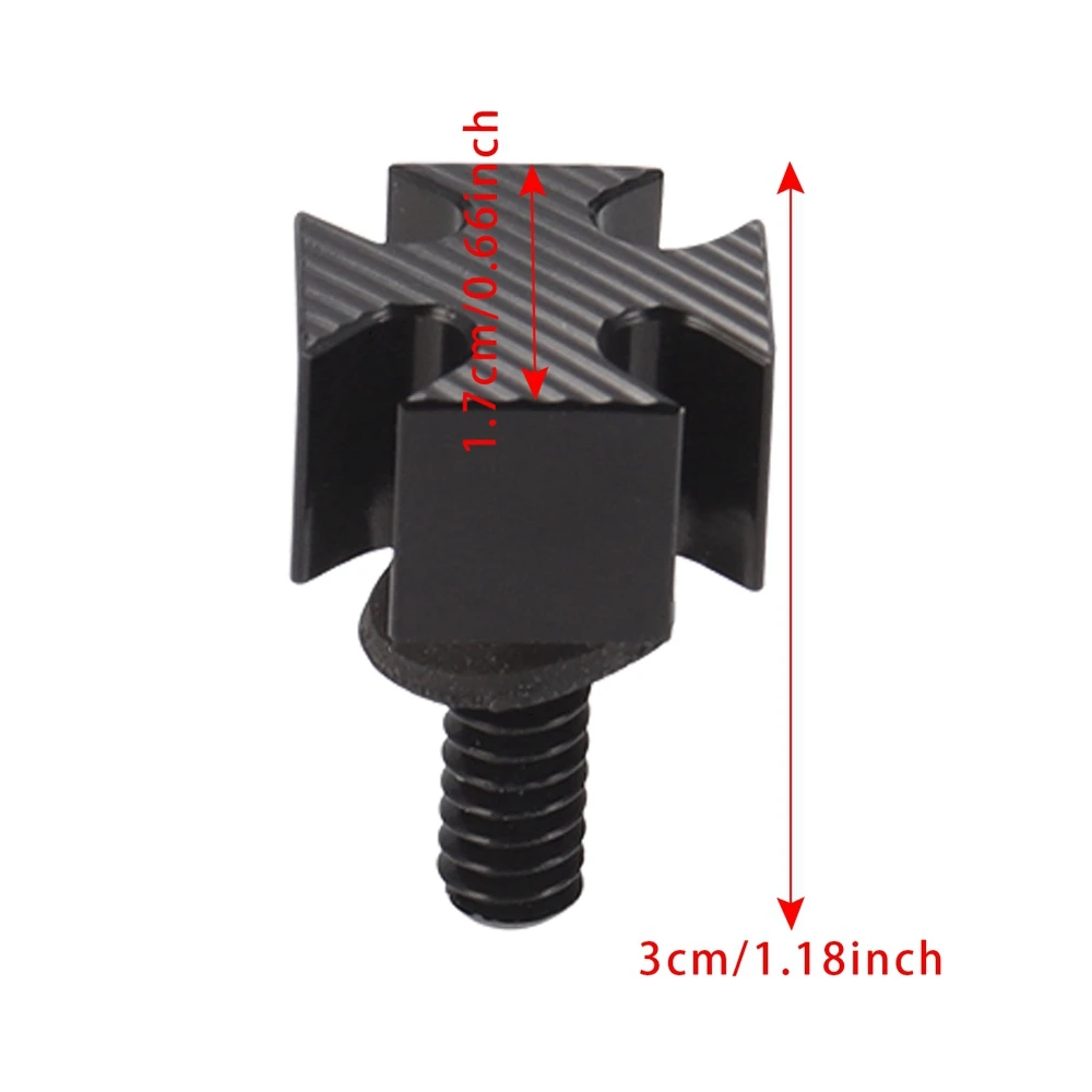 Mount Seat Bolt Screw Thumbscrew Black Gold Silver For Harley Dyna Street Bob