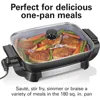 Electric Skillet with PFAS-Free Durathon Ceramic Coating, Removable 12x15” Pan, Adjustable Temperature 2