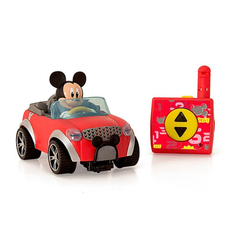 Disney Junior Mickey Minnie City Fun RC Car Wireless Electric Power Roadster Sliding Inertial Vehicle Children's Toy Car Gifts 4