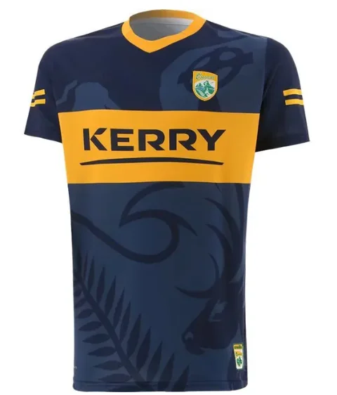 Kerry GAA Home Training Jersey Shirt Mens Rugby Jersey 25 Kerry Goalkeeper Size S-3XL Print name and number
