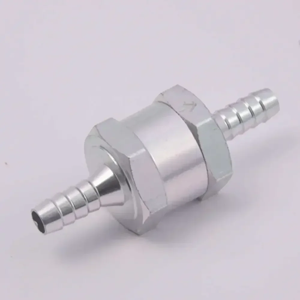 HUB Sports Aluminium Alloy Non Return Check Valve One Way Fuel Petrol Diesel Oil Water For Carburettor Fuel Systems EPAA22G01KM