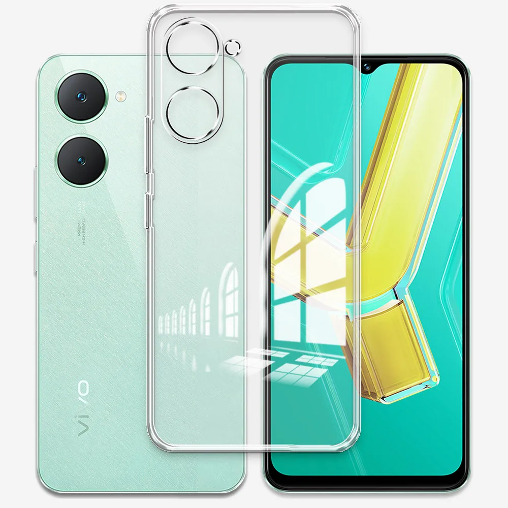 Silicone Soft Clear Shockproof Phone Case – Transparent Back Cover