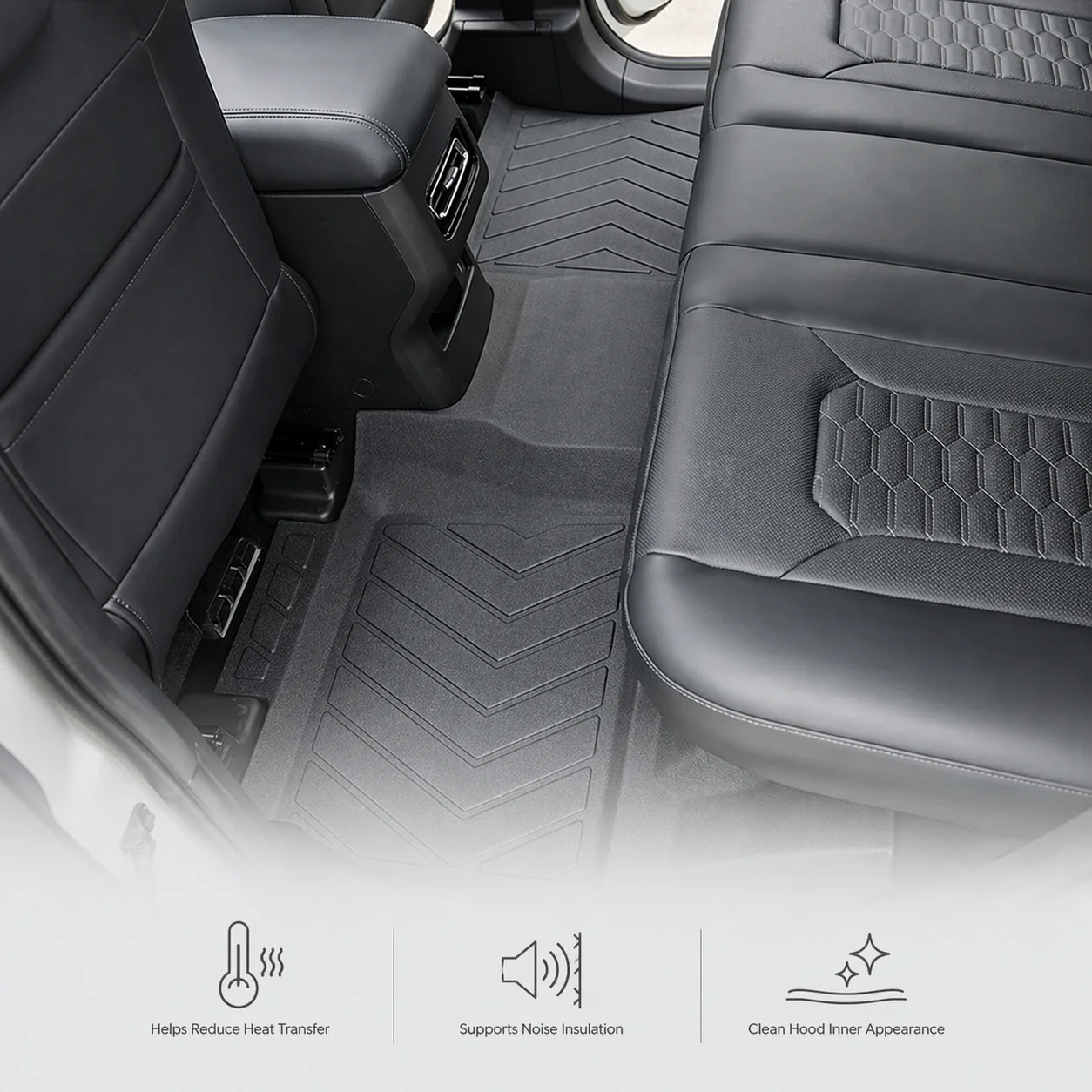 BAIC 212 T01 2024 2025 개조 차량용 방수 바닥 매트 친환경 TPE 고무 카펫