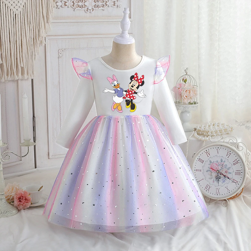Rainbow Minnie Princess Dress 5