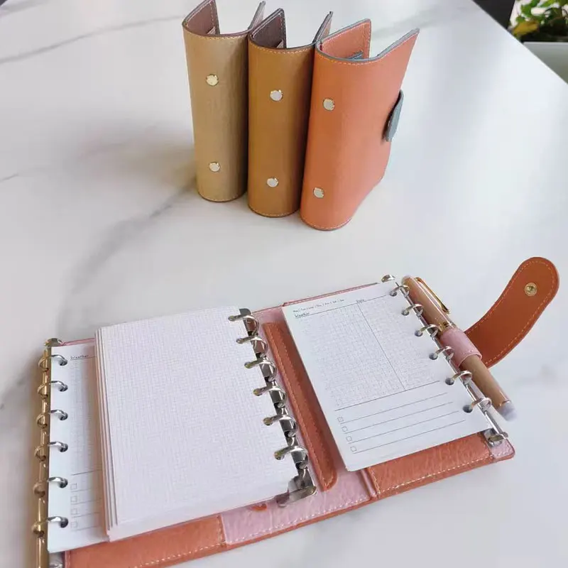 1Piece A6A7A8 Metal Loose Leaf Notebook Binder Ring Student Scrapbook Planner Coil Book DIY Decor Binder Ring Folder Accessories