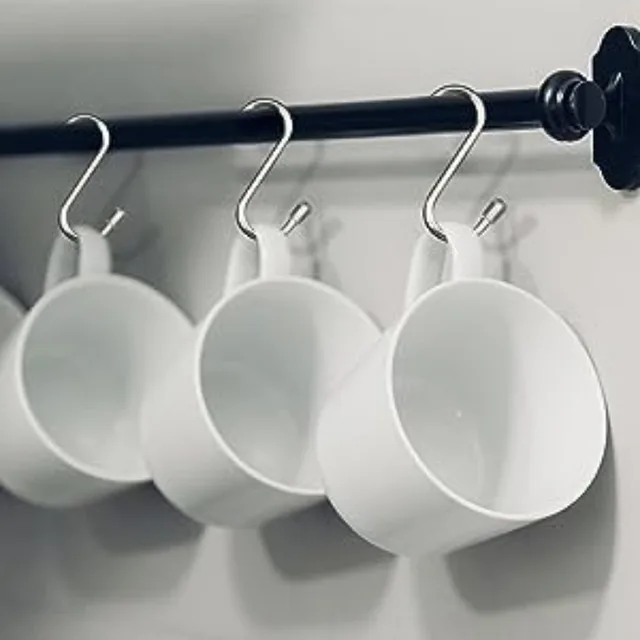 S Shaped Hooks Stainless Steel Metal Hanger 2