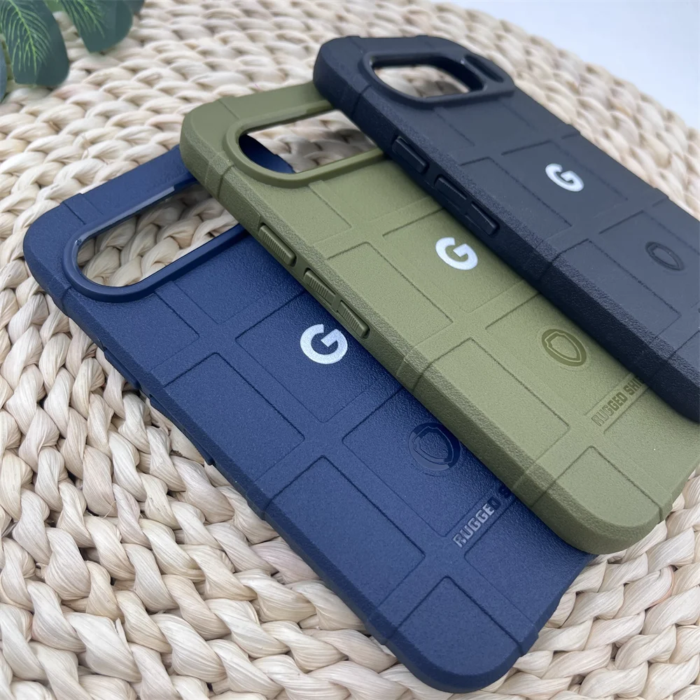 Enhanced Military-Grade Shockproof Silicone Protective Case - Matte Rubber Anti-Drop Cover
