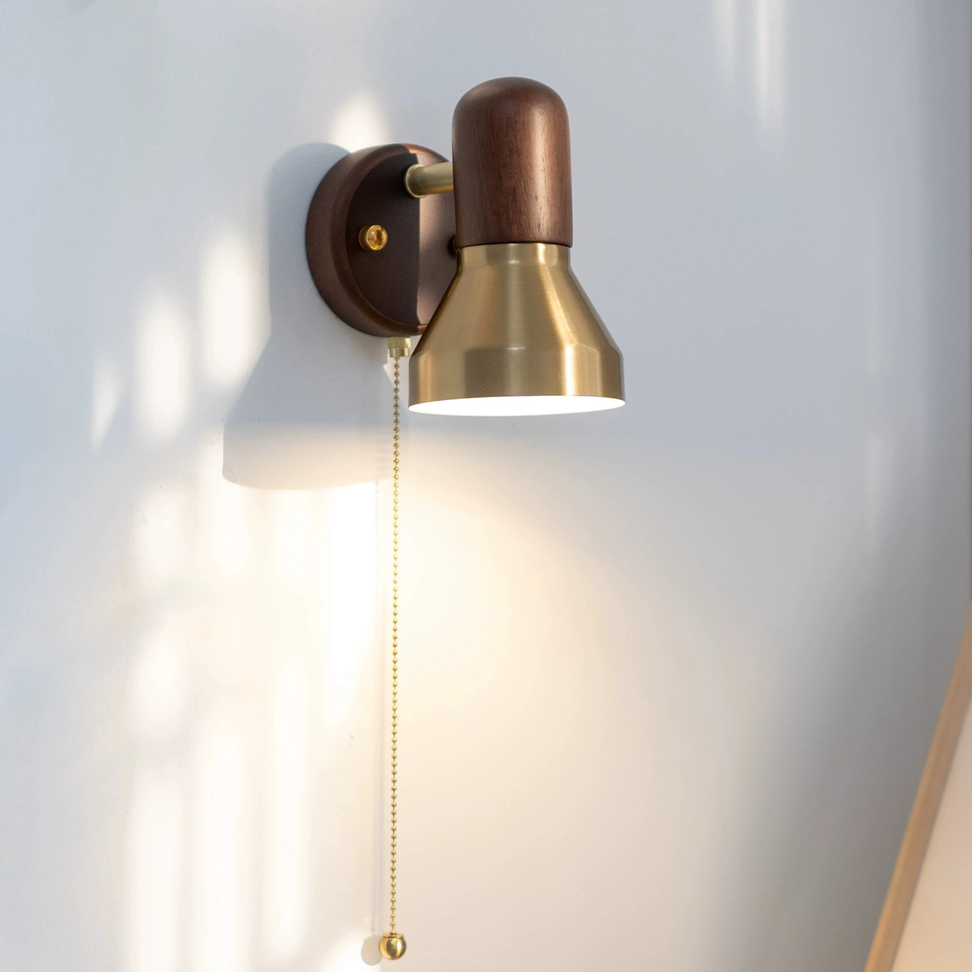 Natural Stone Room Decor Wall Lamp Classical Wall Lights Bedroom Led Sconce pull switch Home Decorations Lighting Fixtures