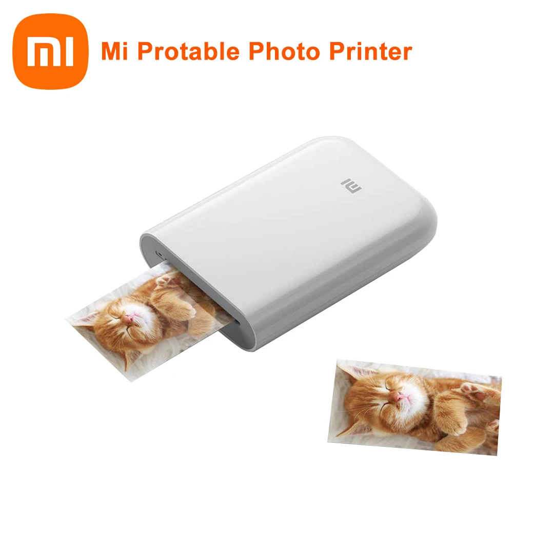 Xiaomi pocket photo printer \ papel foto 313x400 dpi 500mah portátil foto mini bolso ar impressora com diy compartilhar 3 Polegada foto - Productos do TikTok que valem a pena comprar
