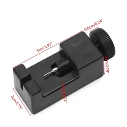 Premium Watchband Repair Tool Kit - Professional Strap Detaching & Disassembly Device with Steel Belt Adjuster (Black 1)