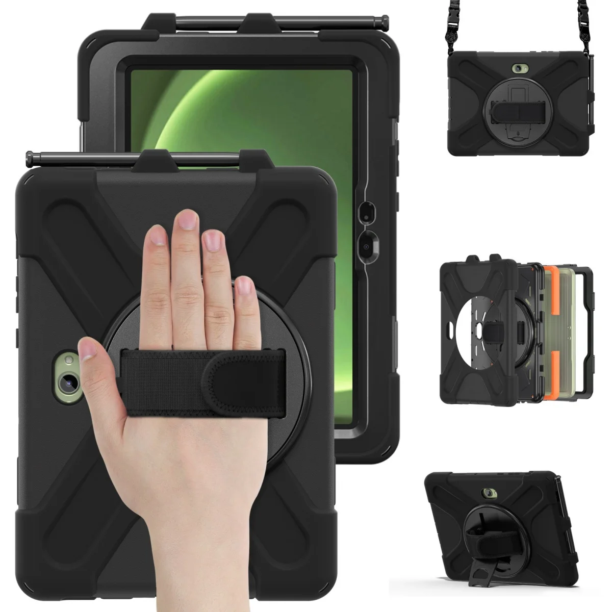 Rugged Rotating Handheld Anti-Fall Tablet Cover